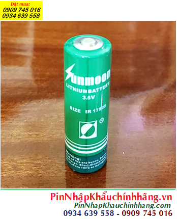 Sunmoon ER17505; Pin nuôi nguồn PLC Sunmoon ER17505 ER17505 LI/SOCl₂ BOBBIN 3.6v 3600mAh